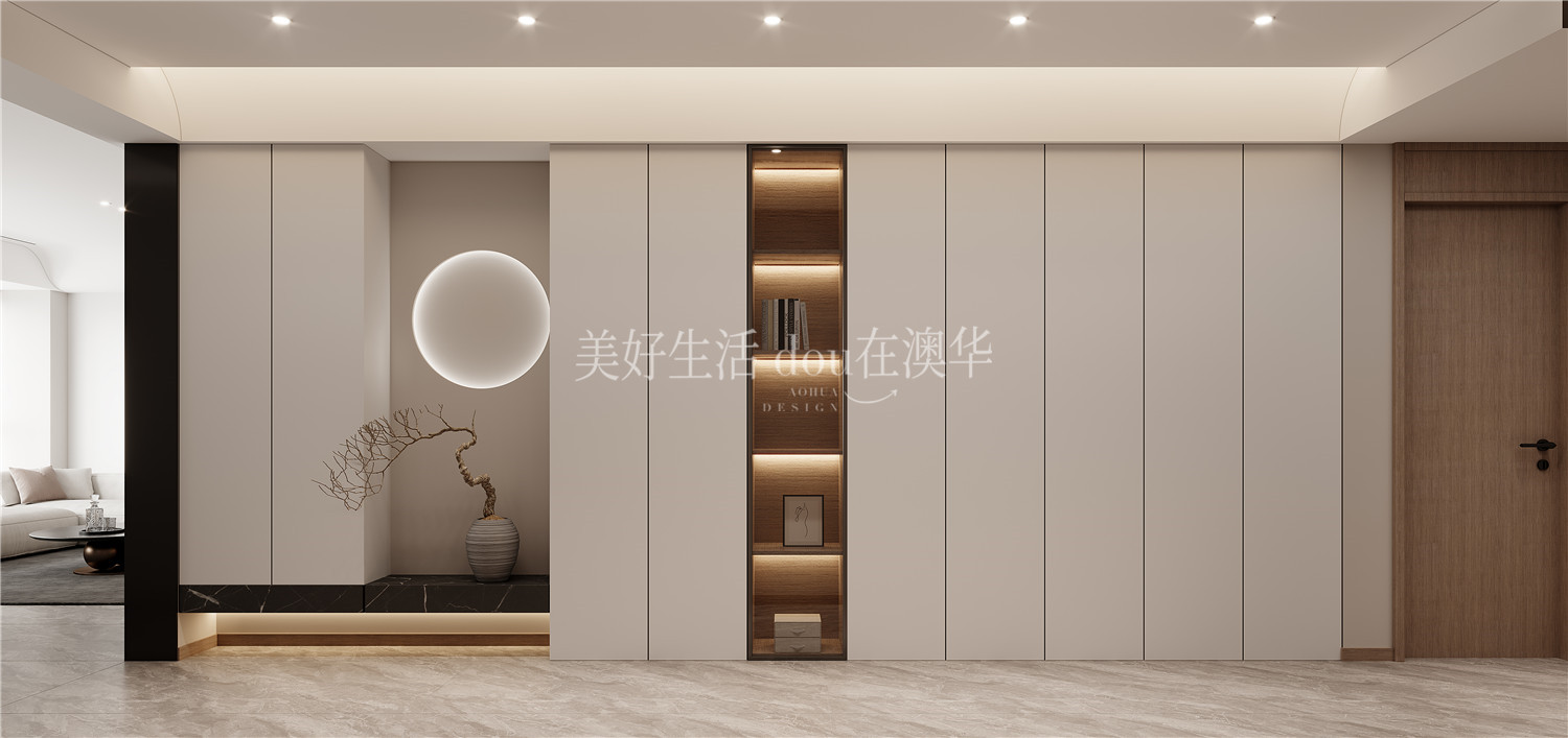 華僑城紅坊裝修效果圖,武漢室內設計,現(xiàn)代極簡