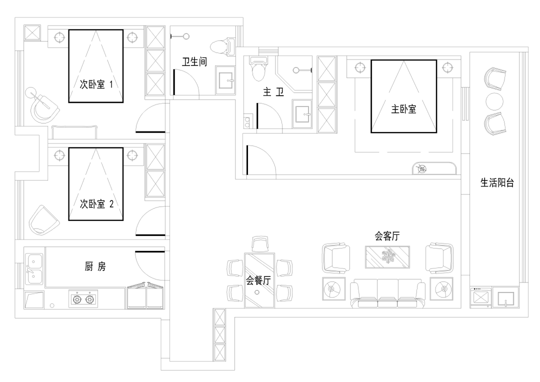 融創臨江府119㎡